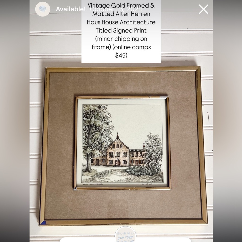 Framed Architectural Art Print
